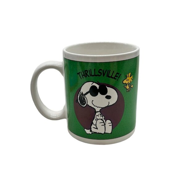 Snoopy Joe Cool & Woodstock Mug • Vandor Thrillsville • Peanuts 12 Oz Ceramic Cu - Picture 9 of 9